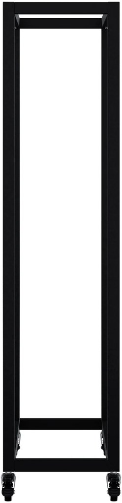 Stojan na drevo Hilta 25x60x100 cm - čierna