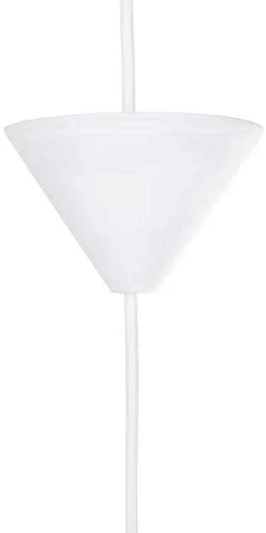 Malá biela stropná lampa SEGRE Beliani