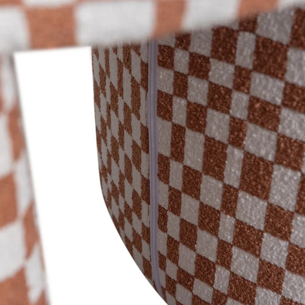 Oranžová čalúnená stolička Charlie – WOOOD