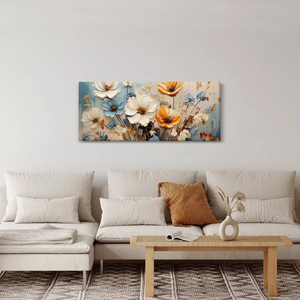 Obraz - Kytica, maľba (120x50 cm)
