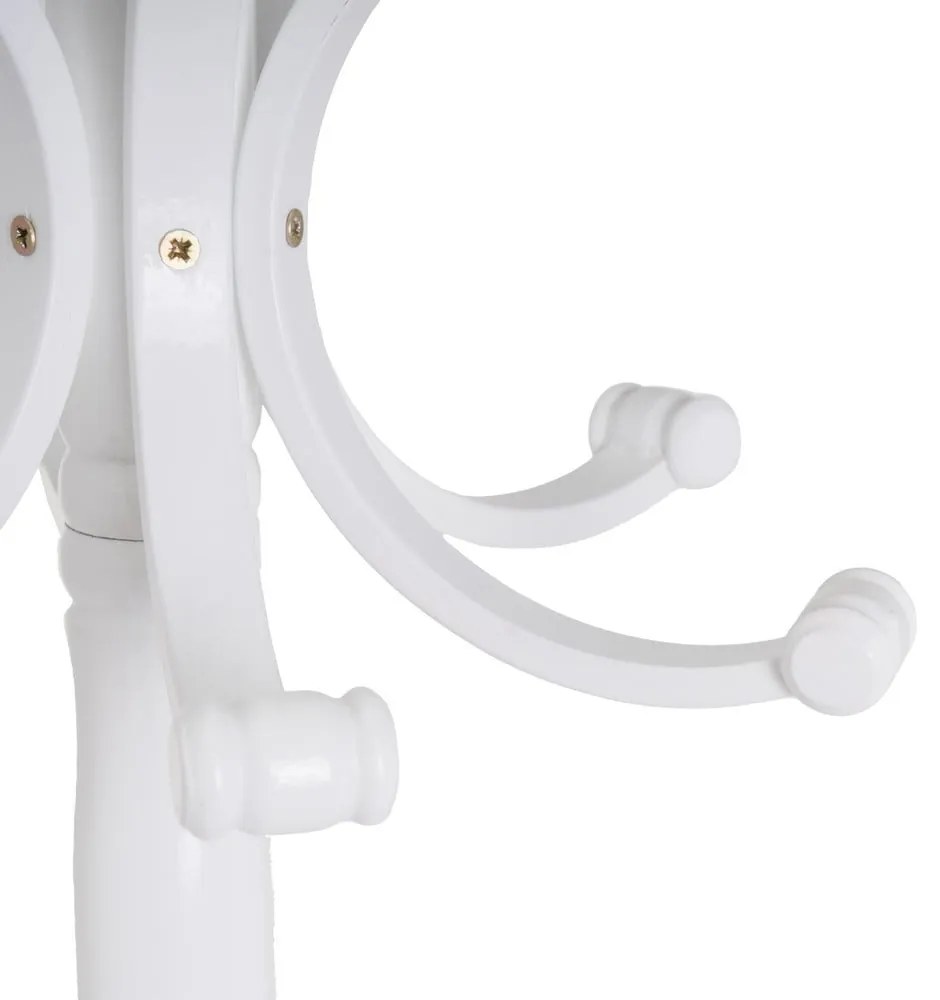 Biely vešiak z topoľového dreva Thonet – Casa Selección