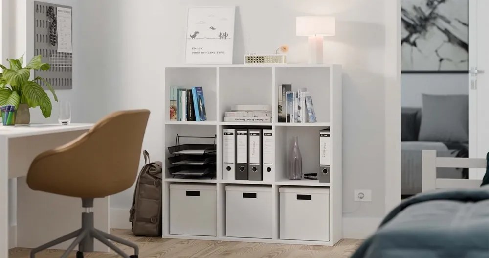 Regál Malax 110 cm biely