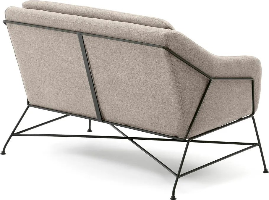 Béžová pohovka 128 cm Brida – Kave Home