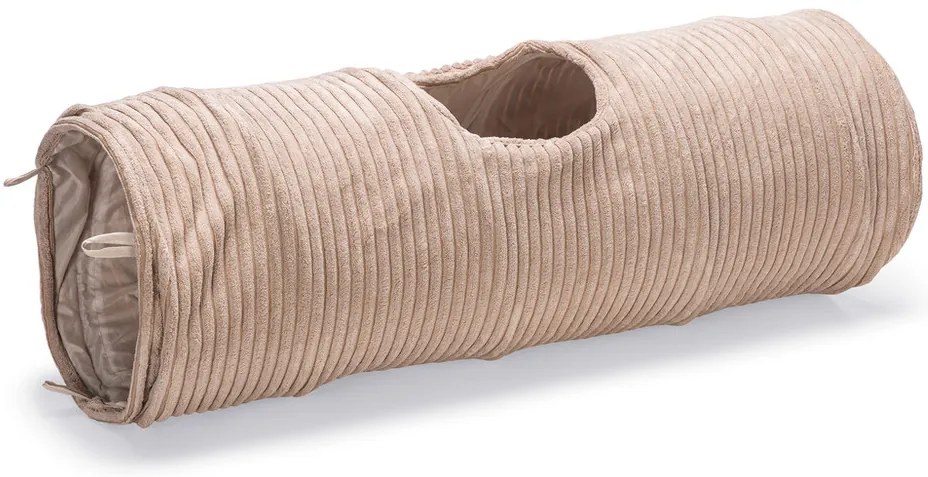 Dizajnový tunel pre mačky Lord ružová menčester 75cm