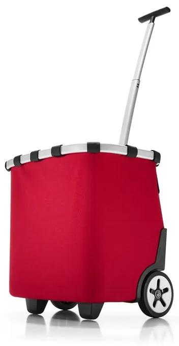 Taška na kolieskach CARRYCRUISER red z polyesteru a hliníku 42x47,5x32 cm v červenej farbe, Reisenthel