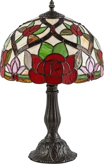 Brilagi - Tiffany vitrážová stolná lampa GARLAN 1xE27/40W/230V