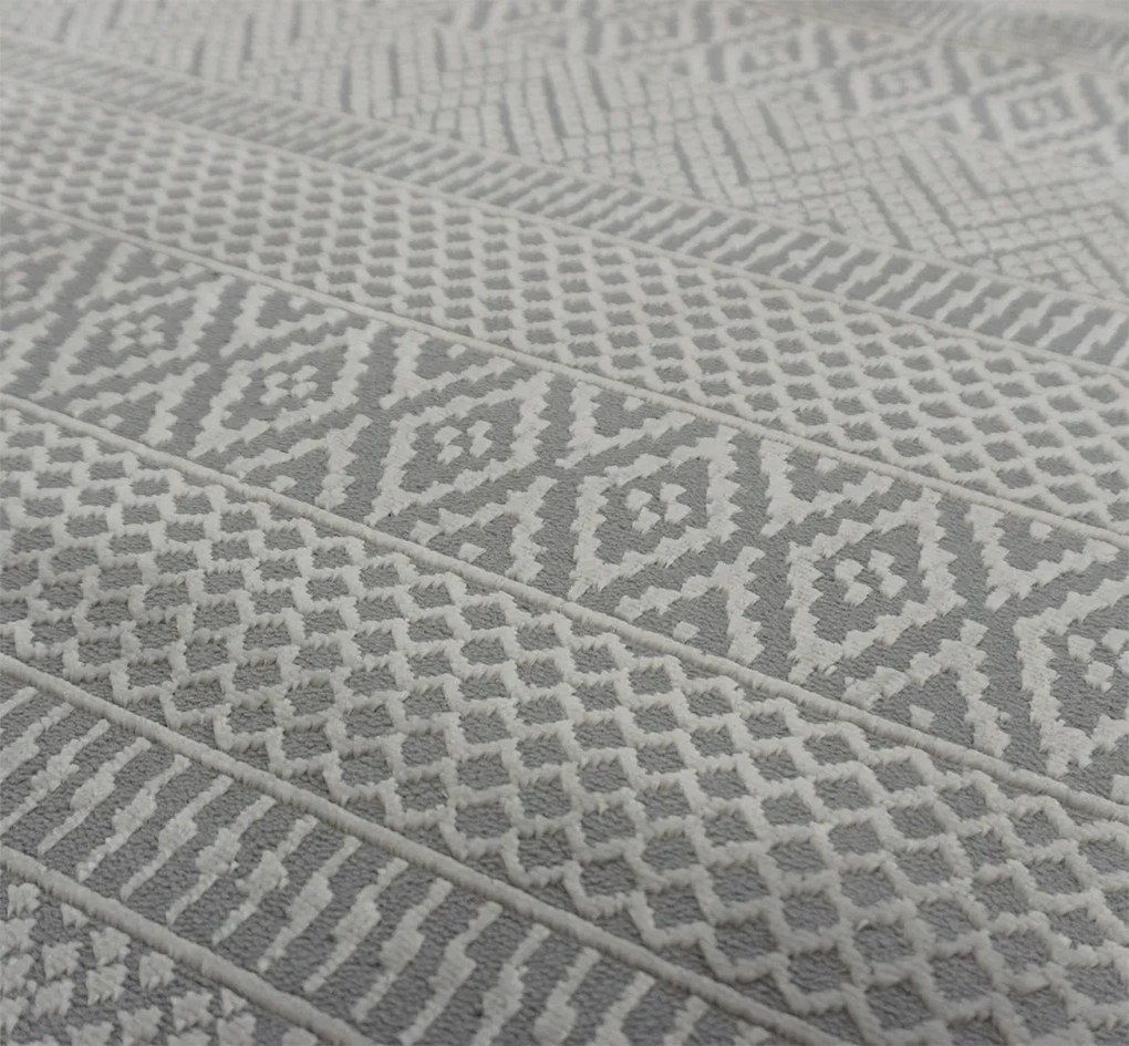 BE Koberec Zurich 1901 GREY – sivý obdĺžnikový Rozmer: 140x190 cm