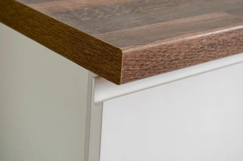 Kuchynská linka Aspen 240cm biela