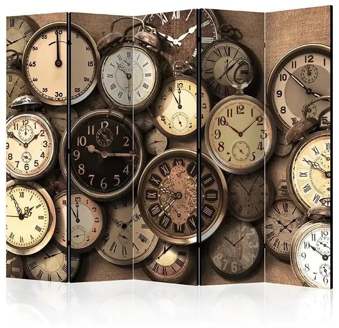 Paraván - Old Clocks II [Room Dividers]
