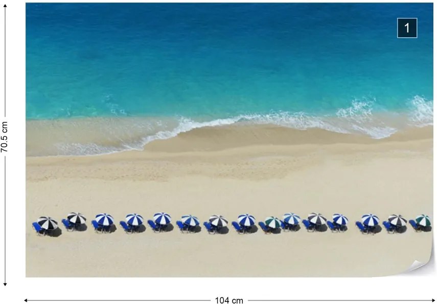 Fototapeta GLIX - Beach Holidays + lepidlo ZADARMO Vliesová tapeta  - 104x70 cm