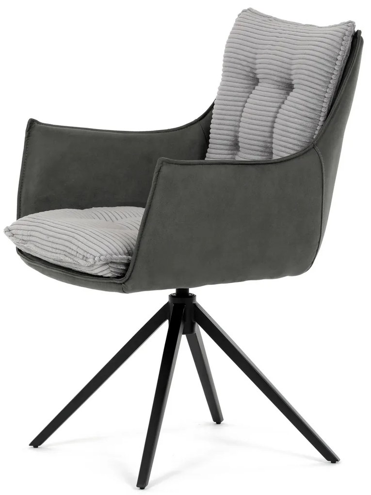 Sada jedálenských stoličiek s vratným mechanizmomDCH-D1345 GREY2, 2 ks