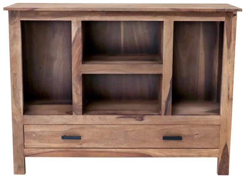 Knižnica Rami 120x90x35 indický masív palisander Only stain