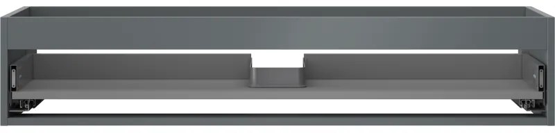 Mexen Box-A, závesná skrinka 120 cm, 1 zásuvka, grafitová matná, 91AX0-1200-235-1-66