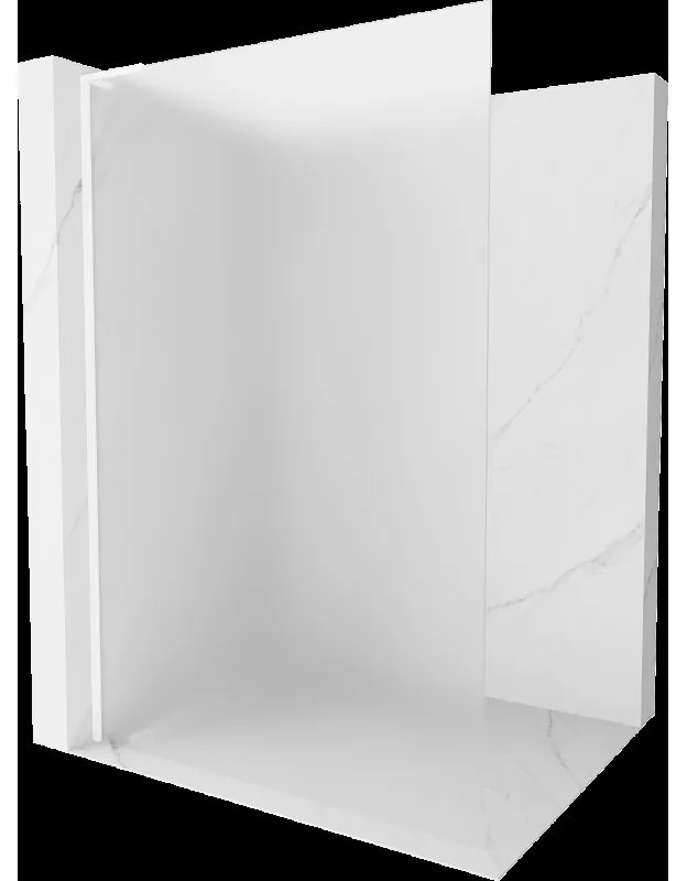 Mexen Kioto L sprchová stena Walk-in 110 x 200 cm, mrazená, biela - 800-110-103-20-30