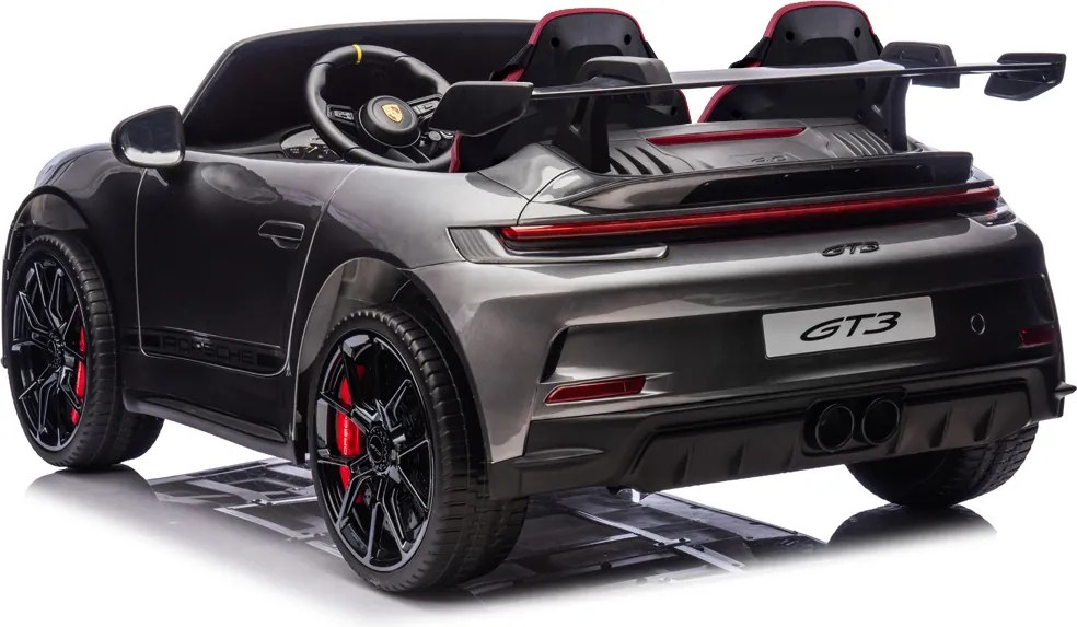 Auto na batériový pohon, lakované, DVOJMIESTNE, licencované Porsche 911GT3