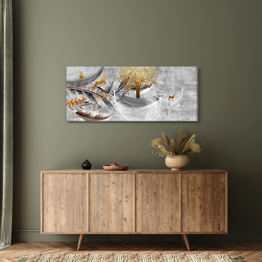 Obraz - Koláž (120x50 cm)