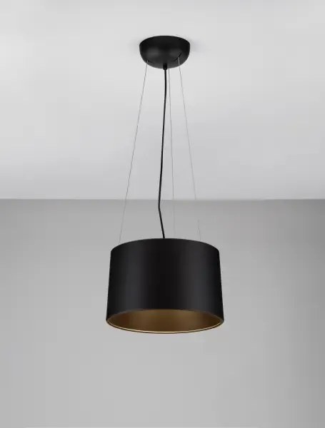 LED čierne moderné svietidlo Atil