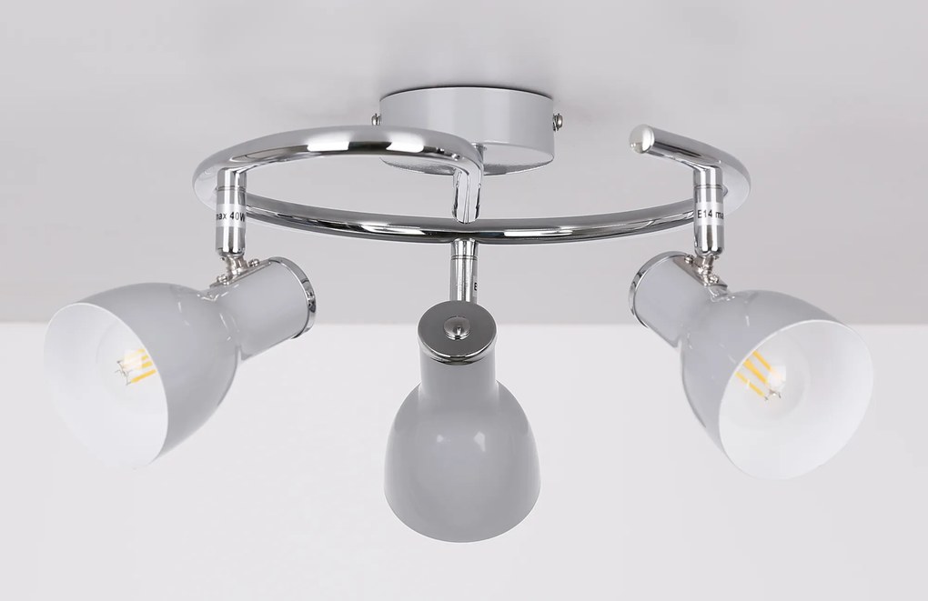 Candellux JULIE Spiral 3X40W E14 Gray 98-66633