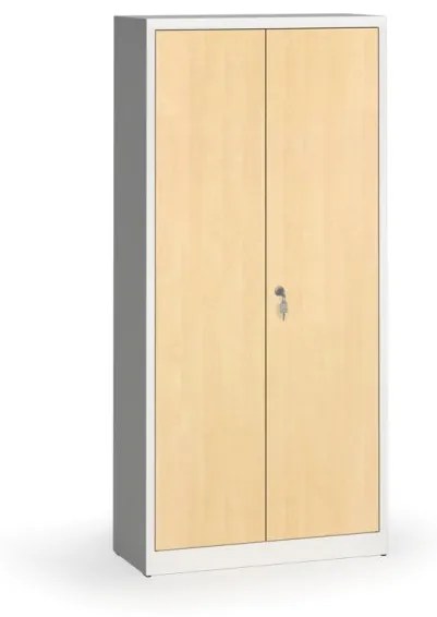 Alfa 3 Zvárané skrine s lamino dverami, 1950 x 920 x 400 mm, RAL 7035/breza