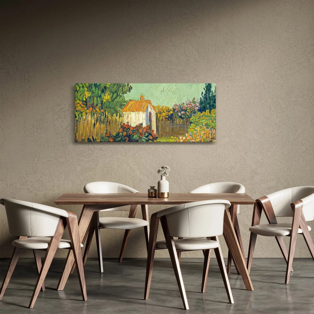 Obraz - Imitator of Vincent van Gogh, Landscape, reprodukcia (120x50 cm)