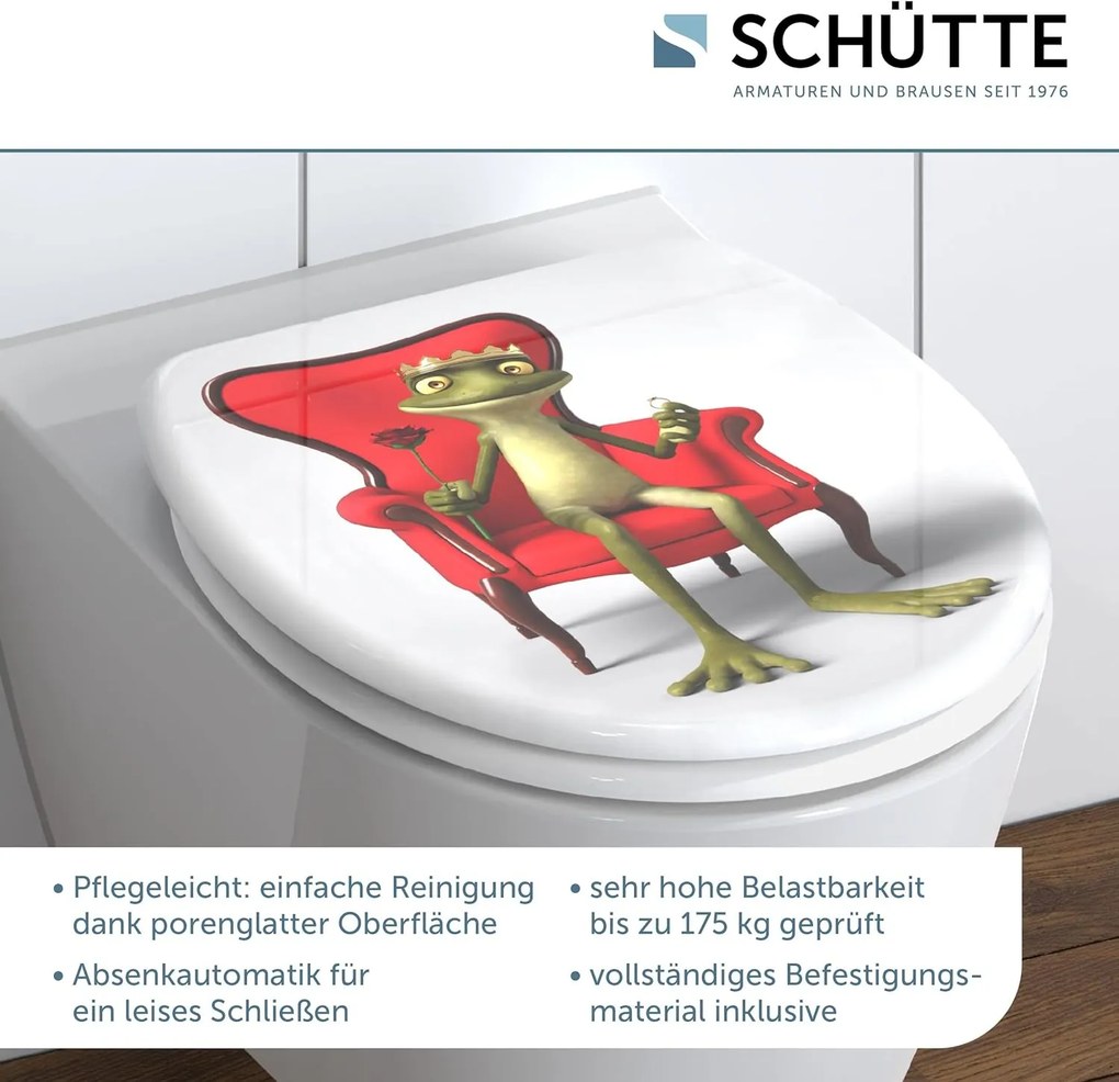 Eisl Sanitär WC sedadlo Duroplast Soft Close Frog King 82190