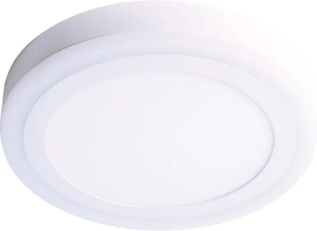 Biele kruhové stropné svietidlo SULION Twis, ø 22 cm