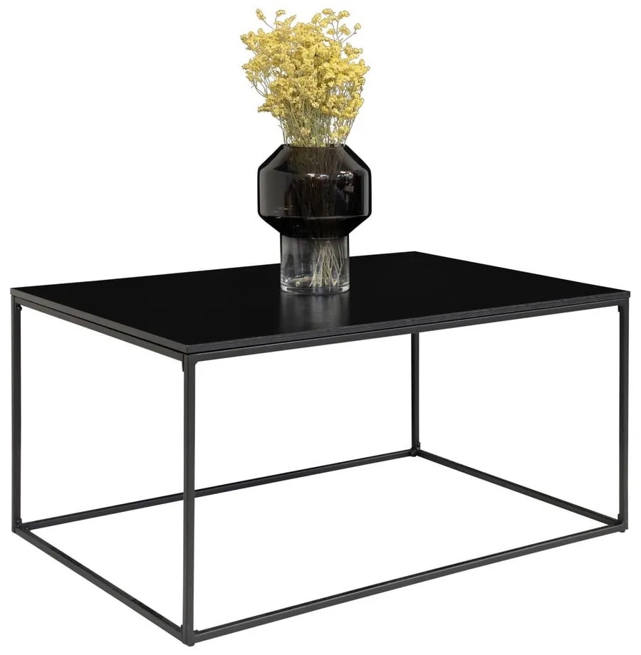 Čierny konferenčný stolík House Nordic Vita, 90 x 60 cm