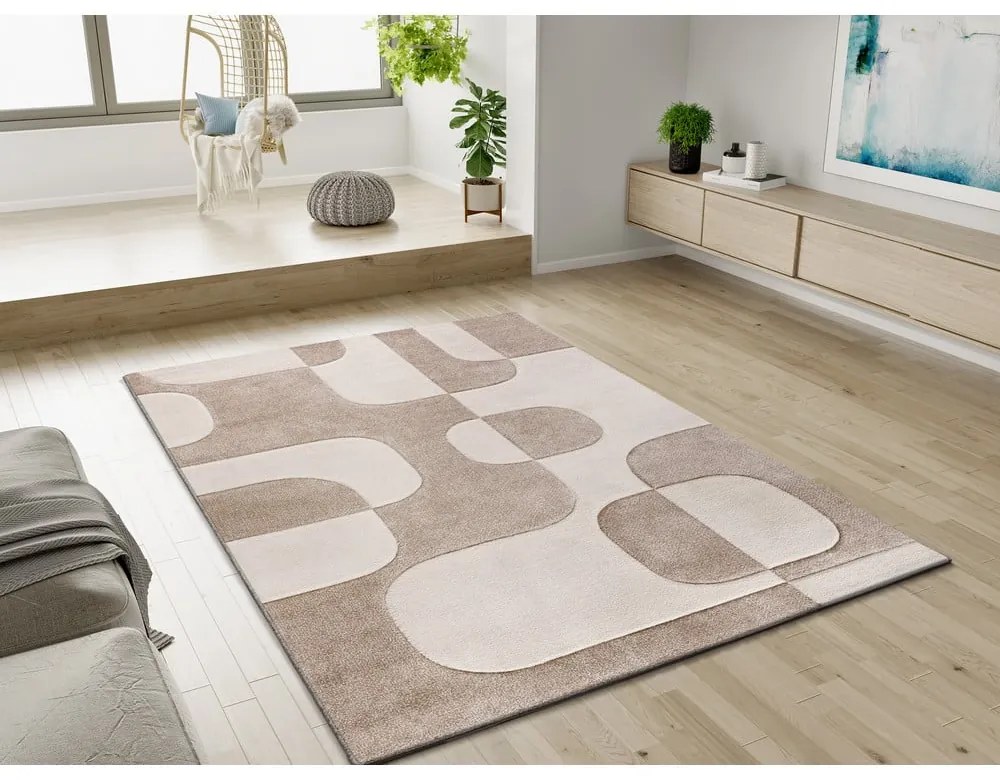 Krémovobiely koberec 160x230 cm Lena – Universal