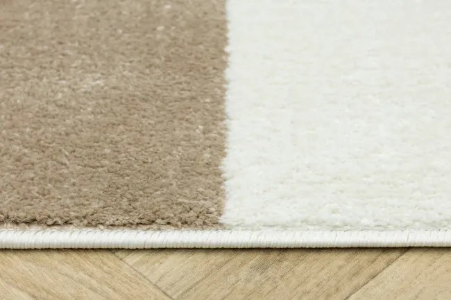 Koberec CLARA 02923A krémový / hnedý