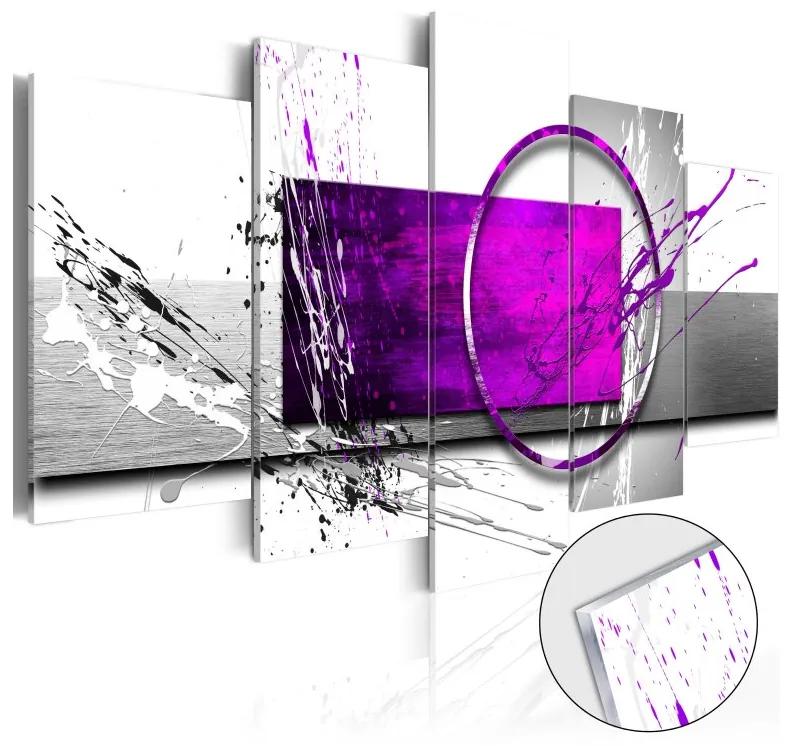 Obraz na skle - Purple Expression