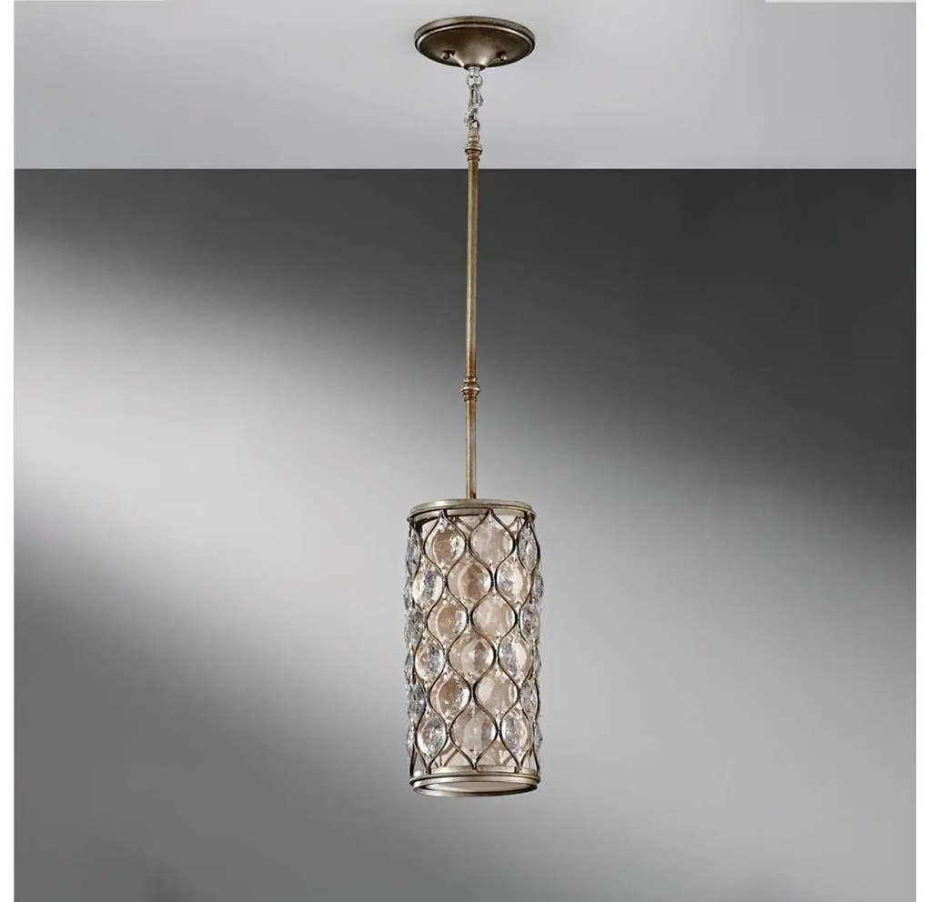 Feiss FE-LUCIA-P-D - Luster na tyči LUCIA 1xE27/60W/230V