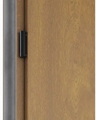 Kovové vchodové dvere P68 Artemida 90 P dub zlatý