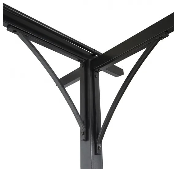 Pergola se stahovací střechou 3,5x3,5 m Dekorhome