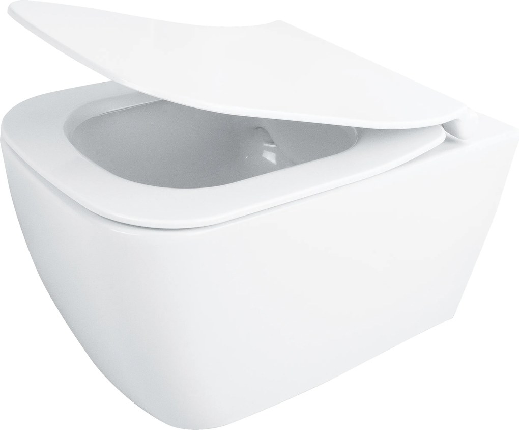 Deante Závesný WC komplet bez okraja Hyacint New - CDYD6ZPW, vrátane SoftClose sedadla