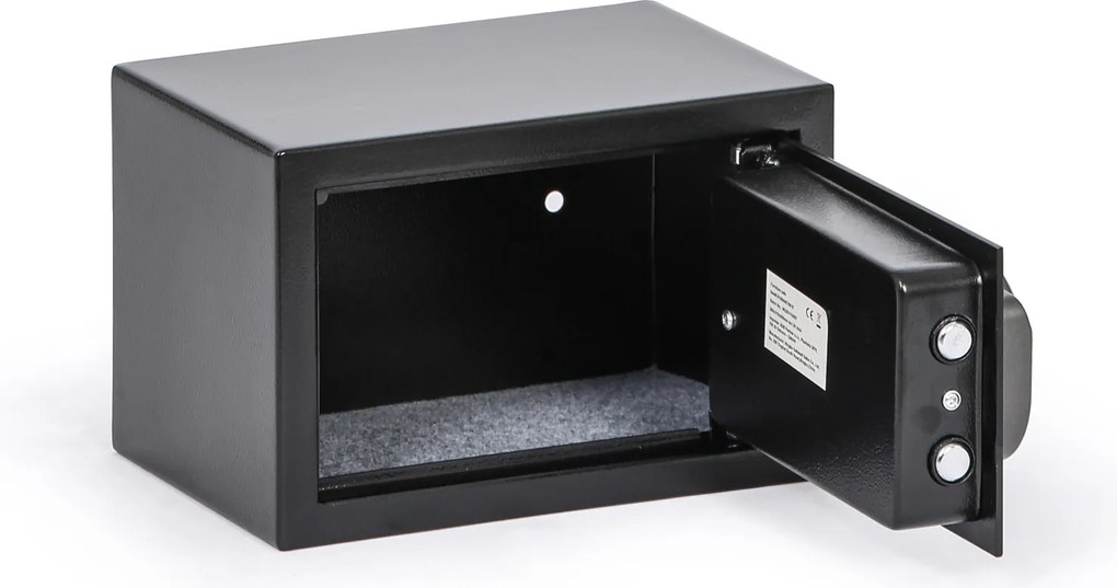 Nábytkový sejf s elektronickým zámkom a LCD displejom, 200 x 310 x 200 mm