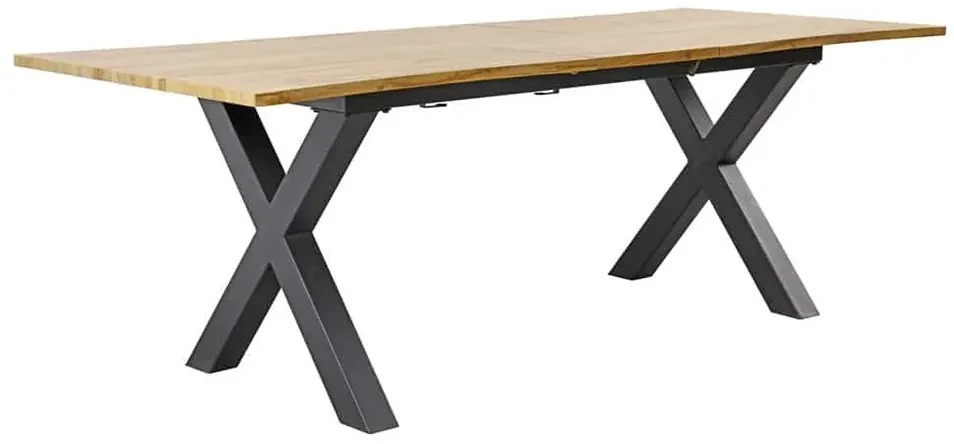 Rozkladací jedálenský stôl Aspen z MDF dubový vzhľad 180-220cm