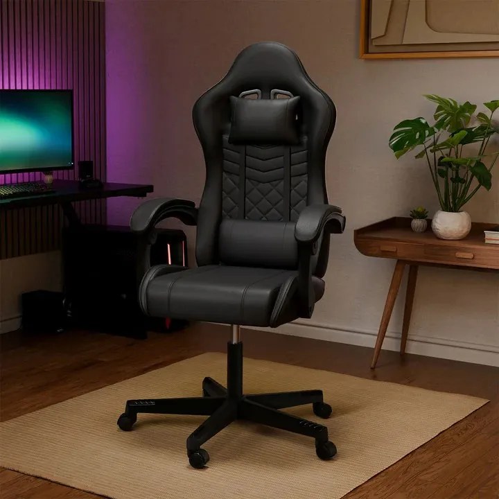 InternetovaZahrada Kancelárska stolička HyperSeat - čierna