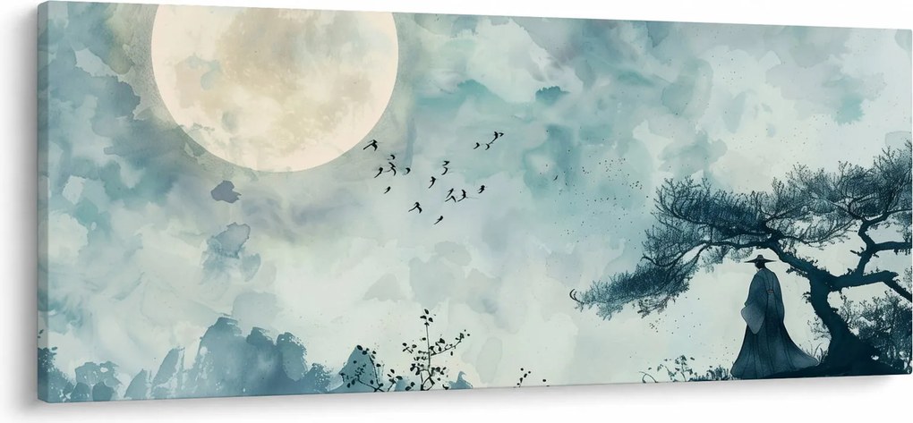 Obraz - Maľba splnu (120x50 cm)