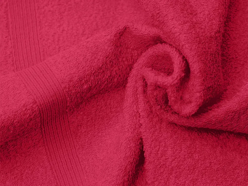 Uterák ELEGANZA 50x100 cm vínový, 100% bavlna