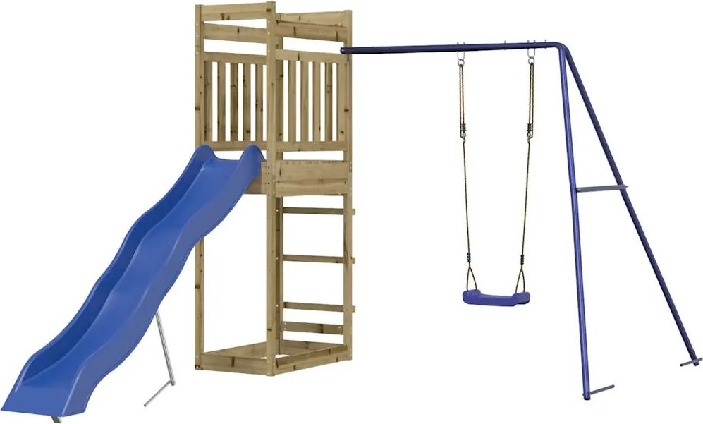 vidaXL Vonkajšia súprava na hranie impregnovaná borovica