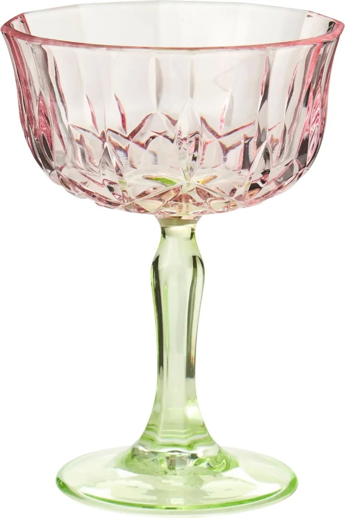 Ib Laursen Pohár na víno Multi Colours 165 ml rúžovo-oranžová