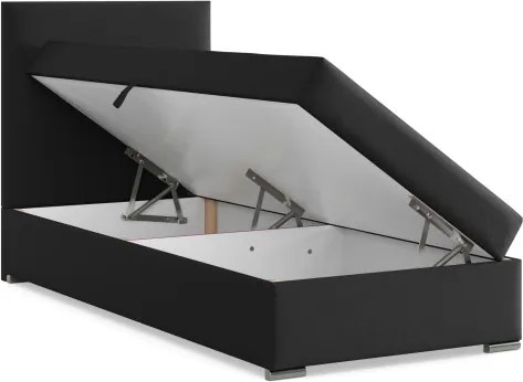Čalúnená posteľ ZONZA 90×200 cm čierna