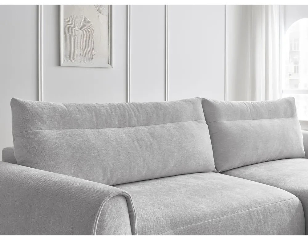 Svetlosivá rohová pohovka Aden – Bobochic Paris