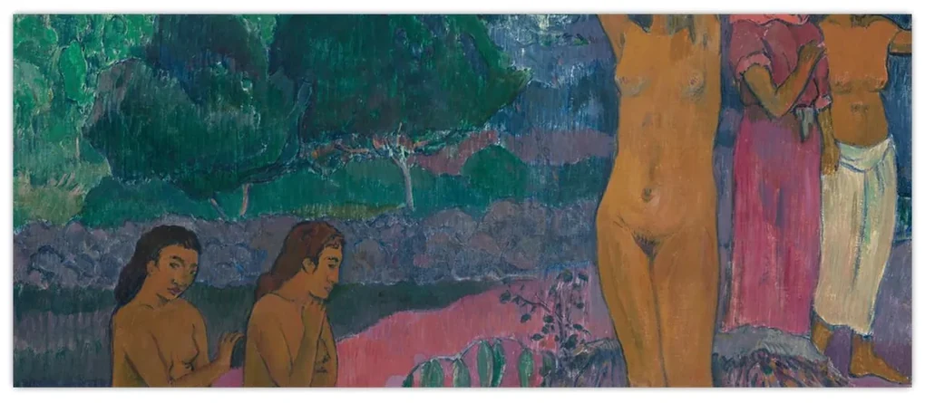 Obraz - Paul Gauguin, The Invocation, reprodukcia (120x50 cm)