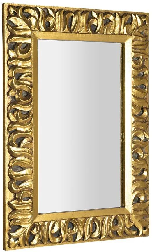 Sapho, ZEEGRAS zrkadlo v ráme, 70x100cm, zlatá, IN448