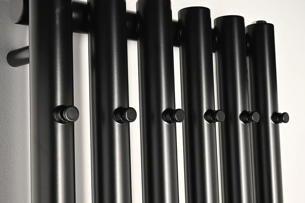 Sapho Sapho, PILON vykurovacie teleso 270x1800mm, so 4 háčikmi, čierna mat, IZ132T