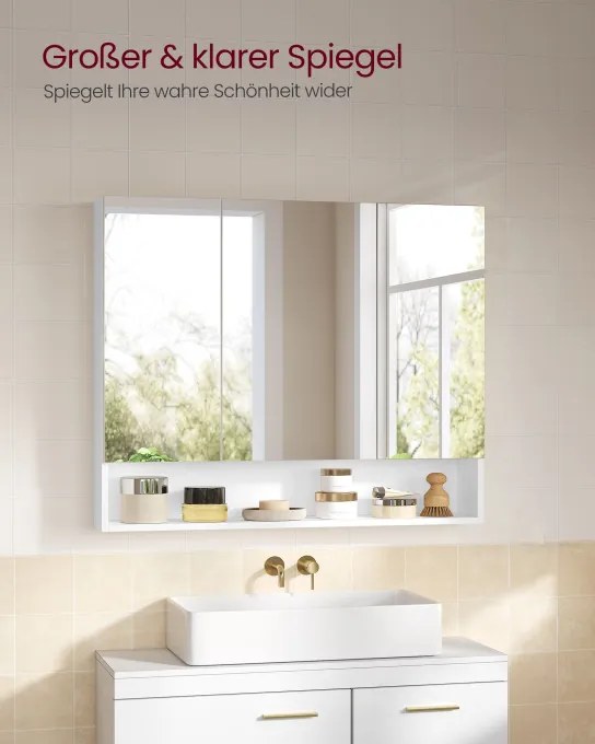 Zrkadlová skrinka BBK130W01