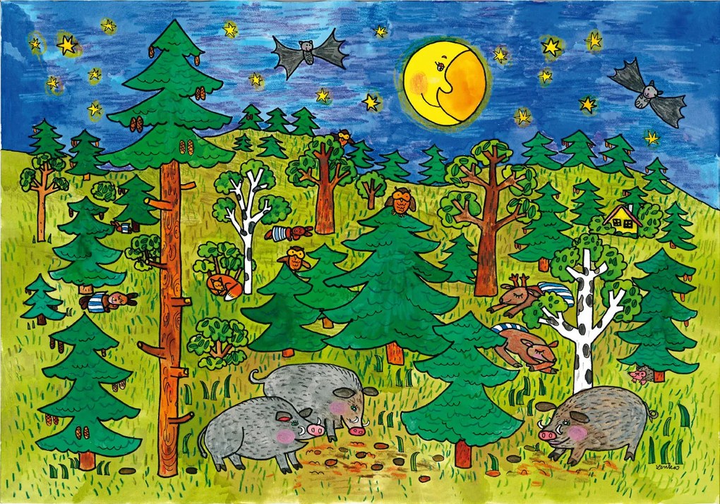 MARIONETINO Bábky a kulisy k rozprávke Brémski muzikanti