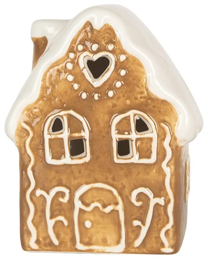 Perníková LED chalúpka Gingerbread Cott - 8*6*11 cm