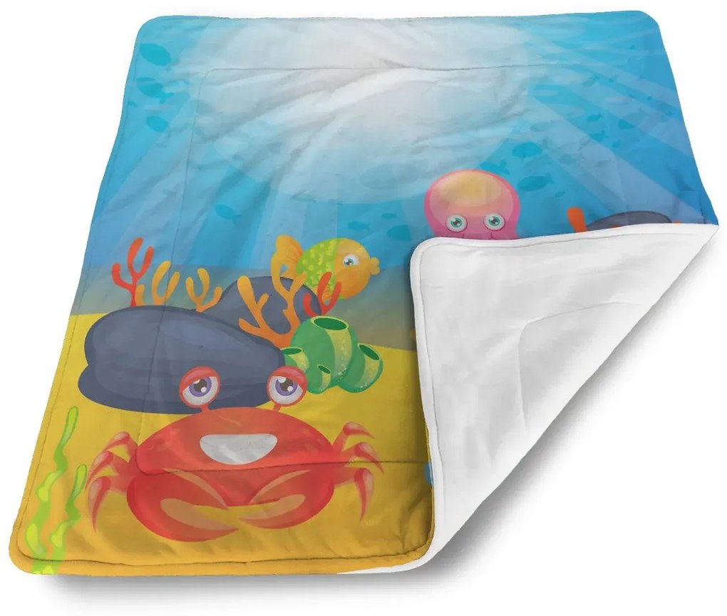 Sablio Deka pre bábätko Podmorský svet - 90x120 cm